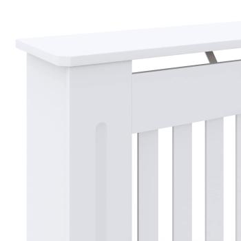 Heizkörperabdeckung 2 pcs Weiß 78 x 19 x 81.5 cm Holzwerkstoff
