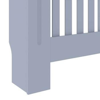 Heizkörperabdeckung 2 pcs Grau 78 x 19 x 81.5 cm Holzwerkstoff