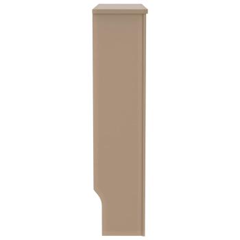 Heizkörperabdeckung 2 pcs Braun 78 x 19 x 81.5 cm Holzwerkstoff