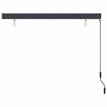Outdoor Rollo Gestreift Gelb und Blau 180 x 250 cm Stoff
