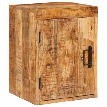 ARDEBO.de - Nachttisch Braun 35 x 33 x 48 cm Massives Mango-Holz
