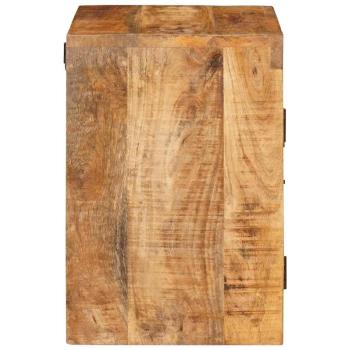Nachttisch Braun 35 x 33 x 48 cm Massives Mango-Holz