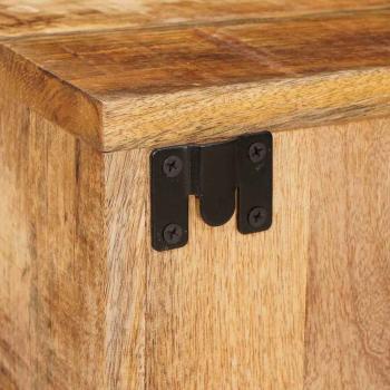 Nachttisch Braun 35 x 33 x 48 cm Massives Mango-Holz