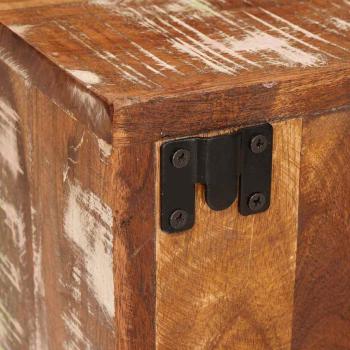 Nachttisch 2 pcs Braun 35 x 33 x 48 cm Massivholz recycelt