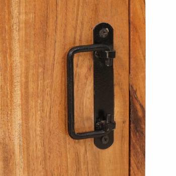 Nachttisch 2 pcs Braun 35 x 33 x 48 cm Massivholz Akazie