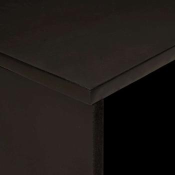 Couchtisch Schwarz und Gold 80 x 50 x 40 cm