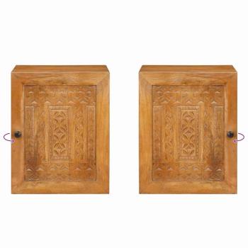 Badezimmer Schrank Wandmontiert Hellbraun 38 x 33,5 x 160 cm