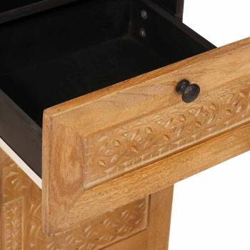 Badezimmer Schrank mit Schubladen Hellbraun 38 x 33,5 x 160 cm