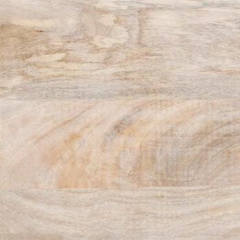 Spiegel mit Spiegel Weiß 57 x 70 x 3 cm massives Mangoholz