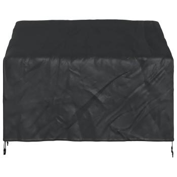 Abdeckung für Gartenbank Schwarz 134 x 70 x 65 / 94 cm 210D Stoff