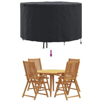 Gartenmöbelabdeckung Schwarz 102 x 102 x 71 cm 600D-Gewebe