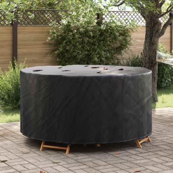 ARDEBO.de - Gartenmöbelabdeckung Schwarz 182 x 182 x 85 cm 420D Stoff
