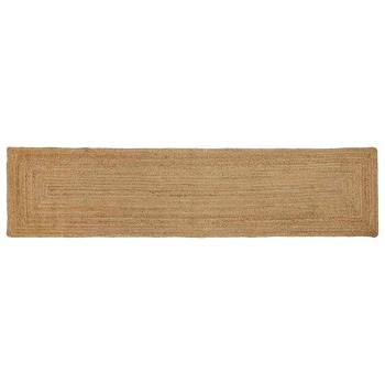 ARDEBO.de - Teppich Beige 60 x 400 cm Jute
