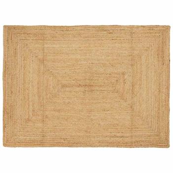 ARDEBO.de - Teppich Beige 120 x 170 cm Jute