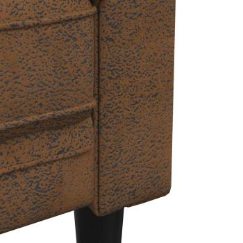 Chesterfield Sofa Stuhl Argyle Braun 78,5 x 74,5 x 74,5 cm