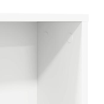 Schreibtisch mit Regal Weiß 91 x 50 x 149 cm Holzwerkstoff