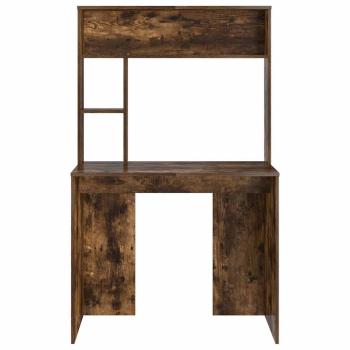 Schreibtisch Räuchereiche 91 x 50 x 149 cm Holzwerkstoff