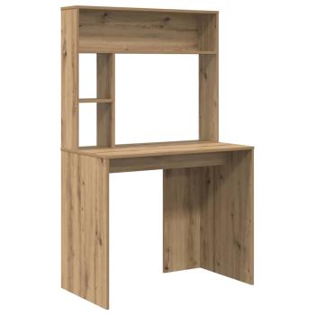 Schreibtisch Eiche handwerklich 91 x 50 x 149 cm Holzwerkstoff