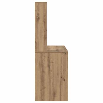 Schreibtisch Eiche handwerklich 91 x 50 x 149 cm Holzwerkstoff