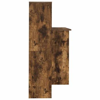 Schreibtisch Räuchereiche 131,5 x 50 x 106,5 cm Holzwerkstoff