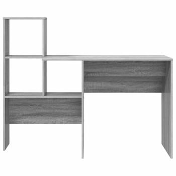 Schreibtisch Grau Sonoma 131,5 x 50 x 106,5 cm Holzwerkstoff