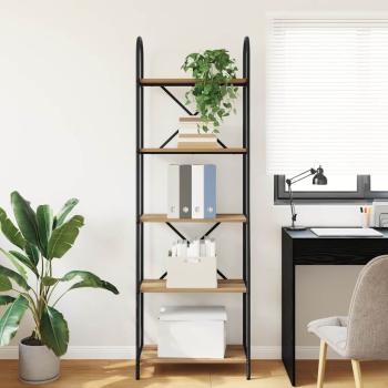 Regal Eiche handwerklich 60 x 30 x 183 cm Holzwerkstoff