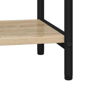 ARDEBO.de - Bücherregal 4 Ebenen 60 x 30 x 146 cm Holzwerkstoff