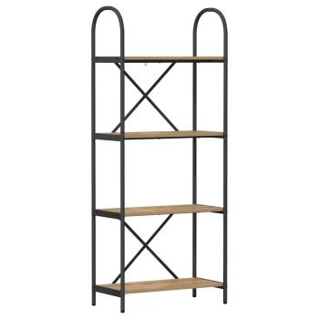 Regal Eiche handwerklich 60 x 30 x 146 cm Holzwerkstoff