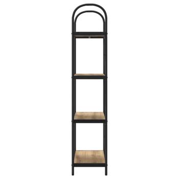 Regal Eiche handwerklich 60 x 30 x 146 cm Holzwerkstoff