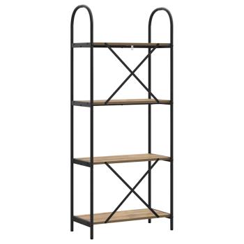 Regal Eiche handwerklich 60 x 30 x 146 cm Holzwerkstoff