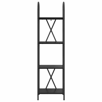 Regal Schwarze Eiche 40 x 30 x 146 cm Holzwerkstoff