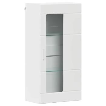 Wandmontierter Schrank Weiß 55 x 29 x 100 cm Holzwerkstoff