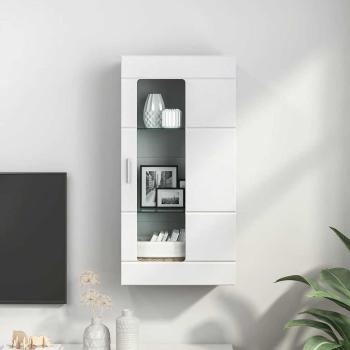 Wandmontierter Schrank Weiß 55 x 29 x 100 cm Holzwerkstoff