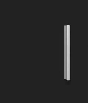 Wandmontierter Schrank Schwarz 55 x 29 x 100 cm Holzwerkstoff