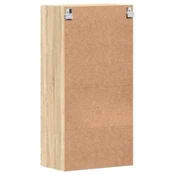 Wandmontierter Schrank mit Regal Sonoma Eiche 55 x 29 x 100 cm