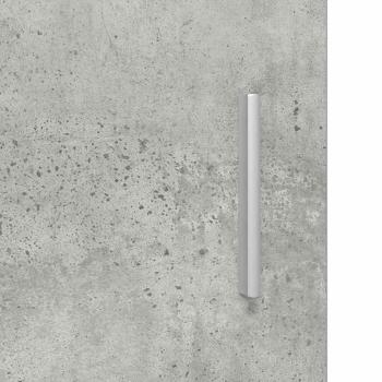 Wandmontierter Schrank Betongrau 55 x 29 x 100 cm Holzwerkstoff