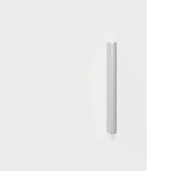 Wandmontierter Schrank mit Tür Hochglanz-Weiß 55 x 29 x 100 cm