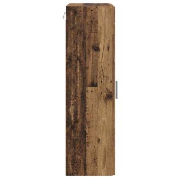 Wandmontierter Schrank Altholz 55 x 29 x 100 cm Holzwerkstoff