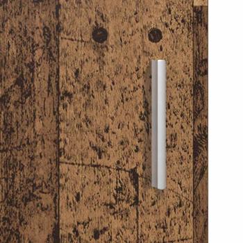 Wandmontierter Schrank Altholz 55 x 29 x 100 cm Holzwerkstoff