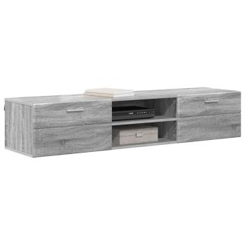 TV-Schränk mit Regal Grau Sonoma 150 x 39 x 30 cm Holzwerkstoff