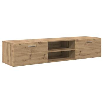 TV-Schränk Eiche handwerklich 150 x 39 x 30 cm Holzwerkstoff