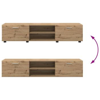 TV-Schränk Eiche handwerklich 150 x 39 x 30 cm Holzwerkstoff