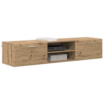 TV-Schränk Eiche handwerklich 150 x 39 x 30 cm Holzwerkstoff