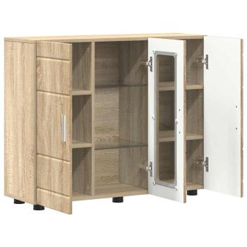 Sideboard mit Tür Sonoma Eiche 55.5 x 29 x 100 cm Holzwerkstoff