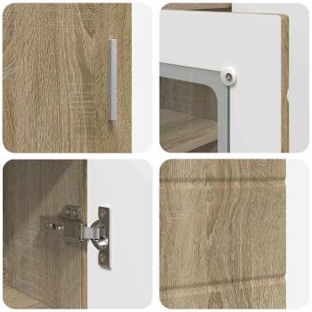 Sideboard mit Tür Sonoma Eiche 55.5 x 29 x 100 cm Holzwerkstoff