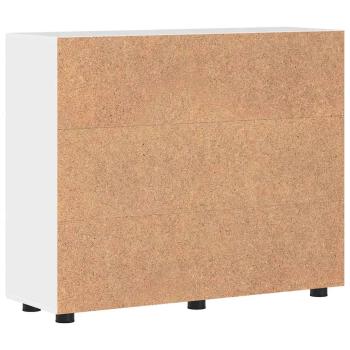 Sideboard Hochglanz-Weiß 55.5 x 29 x 100 cm Holzwerkstoff