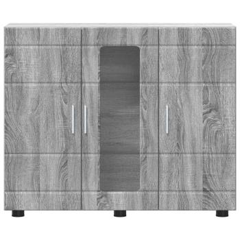 Sideboard mit Tür Grau Sonoma 55.5 x 29 x 100 cm Holzwerkstoff