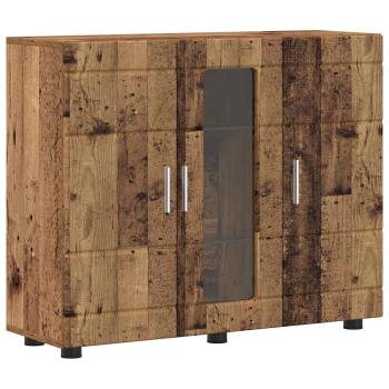 Sideboard mit Regal Altholz 55.5 x 29 x 100 cm Holzwerkstoff
