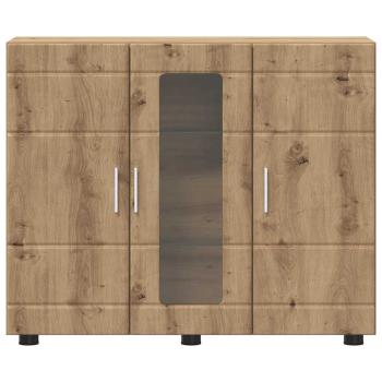 Sideboard Eiche handwerklich 55.5 x 29 x 100 cm Holzwerkstoff