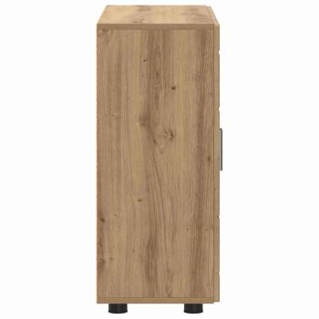 Sideboard Eiche handwerklich 55.5 x 29 x 100 cm Holzwerkstoff